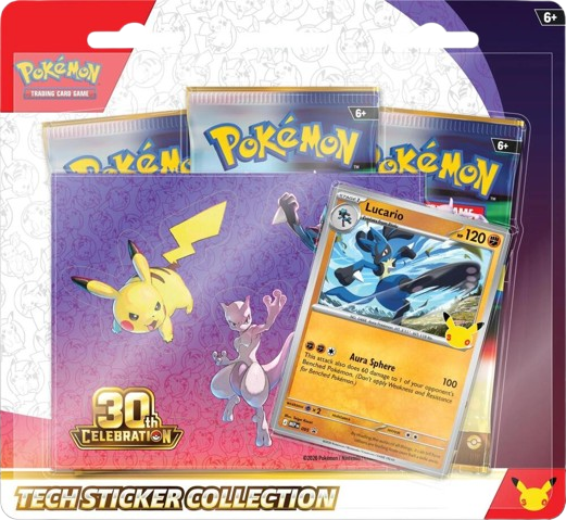 30th Celebration Tech Sticker (Lucario)