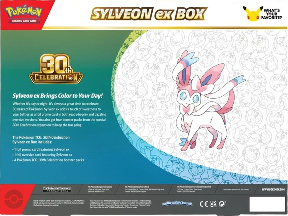 30th Celebration Sylveon ex Box